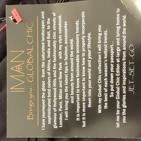 IMAN black tassel ruffle neck blouse 3/4 sleeved w/ elastic cuffs and hem small - Picture 11 of 13